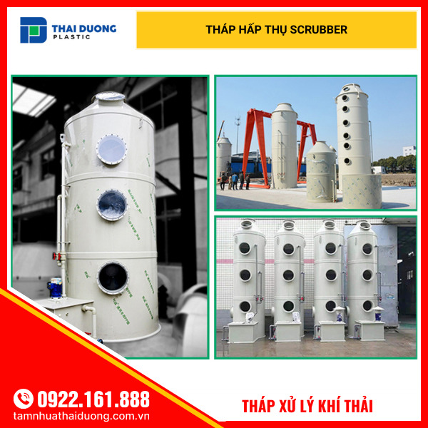 Xử lý khí thải bằng phương pháp hấp thụ 10 thaiduong thap hap thu bang nhua pp d800 mm 11