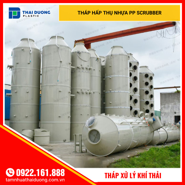 Xử lý khí thải bằng phương pháp hấp thụ 17 thaiduong thap hap thu bang nhua pp d800 mm 34